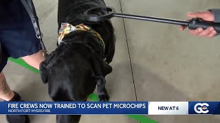 North Fort Myers Fire equipped with microchip scanners to help reunite pets with owners