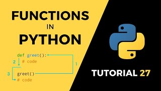 Tutorial#27 Functions in Python #python #pythonprogramming #python3