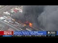 Massive Warehouse Fire On Staten Island