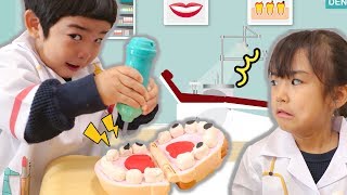 ぎん助手登場♪あちゃぴ先生とねんどではいしゃさん Play Doh