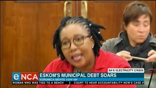 Municipal debt owing to Eskom continues to soar