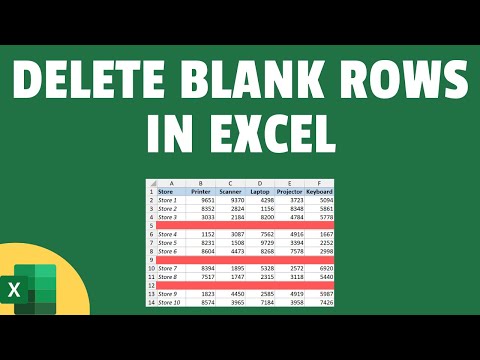 3 Easy Ways to Delete Blank Rows in Excel 