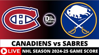 MONTREAL CANADIENS VS BUFFALO SABRES LIVE 🏒 NHL Game Score Radio Play-by-Play - NOV 11, 2024