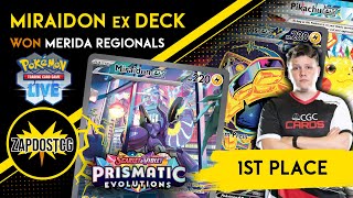 AzulGG's 1st Place Miraidon ex Deck In Action From Merida Regionals (Pokemon TCG)