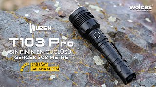 WUBEN T103 PRO – 1280 LUMEN ASKERİ TİP EL FENERİ