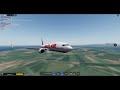 FR3871 Flight MLA to TSF (part 3) Decent, Approach, landing, and taxing to gate