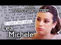 Lea Michele's Great Grandmother couldn't read or write!