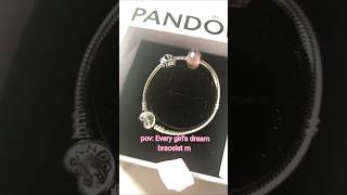 Unbox my pandora charm bracelet with me💞💞 #aesthetic #pandora#pandorabracelet #unboxing #jewelry