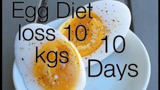 egg diet for weight loss - how i lose 10 kgs in 1 weeks