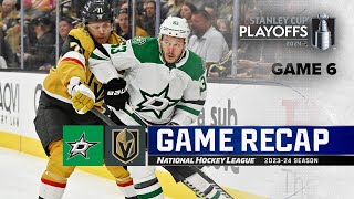 Gm 6: Stars @ Golden Knights 5/3 | NHL Highlights | 2024 Stanley Cup Playoffs