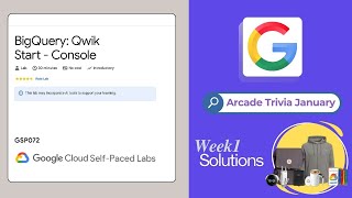 BigQuery: Qwik Start - Console Lab solution || #GSP072 || Trivia week 1 January 25 || Google goodies