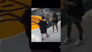 Zhang Zhehan basketball mischievous cut 张哲瀚篮球 淘气小蓝孩