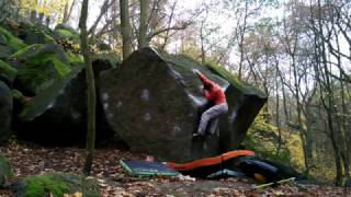 Bouldering Petrohrad: Rošáda 7C