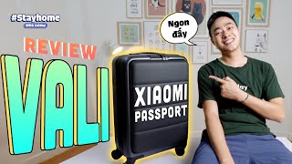 Review Vali Xiaomi Passport 20inch | Ngăn lấy đồ nhanh tiện dụng, đem được lên máy bay