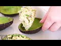 baked chicken stuffed avocado