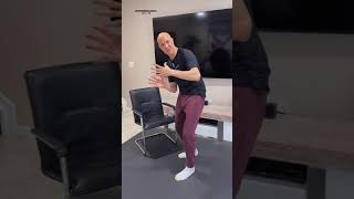 1 Chair Stretch Erases Back Pain!  Dr. Mandell