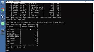 MySQL Tutorial - 35 - LENGTH() Function - Number of Characters