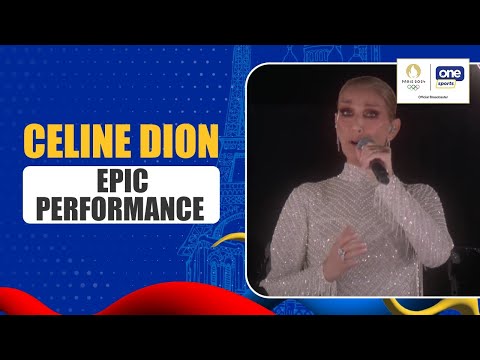 Celine Dion's SHOWSTOPPING PERFORMANCE during opening ceremony Olympic Games #Paris2024