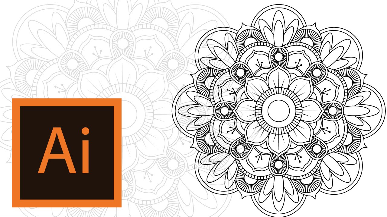 How To Draw Mandala In Adobe Illustrator