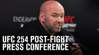 UFC 254: Post-fight Press Conference