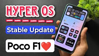 HyperOS For Poco F1. Install Hyper OS Stable Android 13 Rom On Poco F1. HyperOS v1.0.2.0 Review