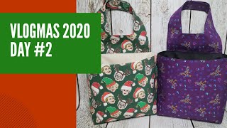VLOGMAS Day #2 | Sewing Car Trash Can Bags