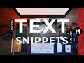 Creating Custom Snippets in Atom