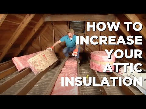 What is the pink fluff in my attic?