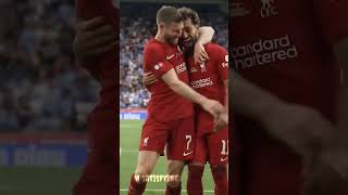 Liverpool win community shield Salah wining goal 👑😱