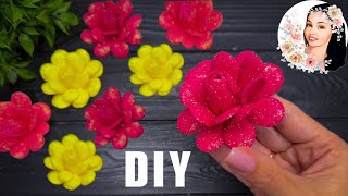 Craft Gorgeous Sparkling Roses with Ease! 🌹✨ DIY