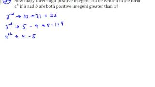 An Exponent Problem - MATHCOUNTS Prep