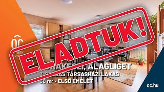 ELADTUK! Első emeleti, nappali + 2 szobás társasházi lakás - Dunakeszi, Alagliget - 68 nm