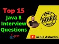 Top 15 java 8 interview questions | Java interview questions and answers for experienced