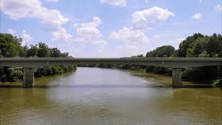 A Tisza folyó Szentesnél / The river Tisza near the town of Szentes