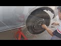 how to replace the rear brake shoes on the honda jazz 2002 to 2008