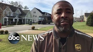 More than 100 come together to celebrate neighborhood UPS driver