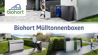 Biohort Mülltonnenboxen Sortiment 2024 - Ein kurzer Überblick