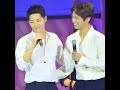 160514 song joong ki sing with park bo gum at fanmeeting in beijing