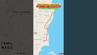 Chennai Egmore To Mannargudi -  Mannai Express Route Map #shorts #train #map #travel #shortsfeed