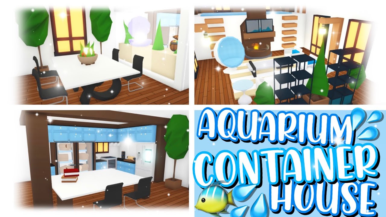 🐠 Aquatic Home 🐠 Using The CONTAINER HOUSE (SpeedBuild) Aquarium ...