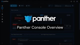 Quick Start with Panther: Panther Console Overview