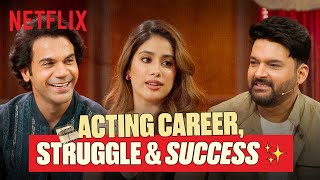 Janhvi Kapoor & Rajkummar Rao On THEIR ACTING JOURNEYS! 🤯 #TheGreatIndianKapilShow