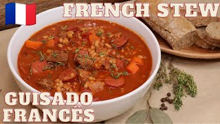 Easy French recipe cassoulet with pork, bean and red wine