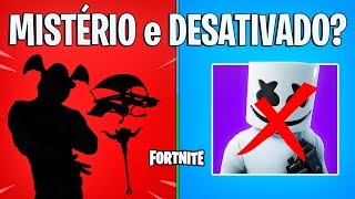 fortnite skins esquecidas e marshmello desabilitado - comment dessiner marshmello fortnite