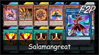 SALAMANGREAT (2025) - F2P/P2W Deck Analysis \u0026 Testing [Yu-Gi-Oh! Duel Links]