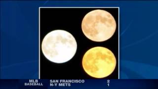 Why does the moon change color?