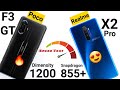 Poco F3 GT vs Realme X2 Pro speedtest, ram management Comparison dimensity 1200 vs Snapdragon 855+ 🔥