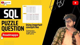 SQL Puzzle question | SQL Interview practice⚡️🔥🔥 | Data Analyst ❤️