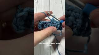 Single Crochet Three Stitches Together (sc3tog)