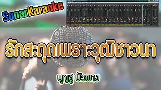 รักสะดุดเพราะวุฒิชาวนา - บุญชู บัวผาง (คาราโอเกะ)【SonarKaraoke】